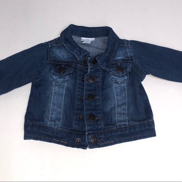 Cat & Jack 0-3 months Denim Jacket Blue Jean Jacket spandex and cotton - Picture 14 of 14